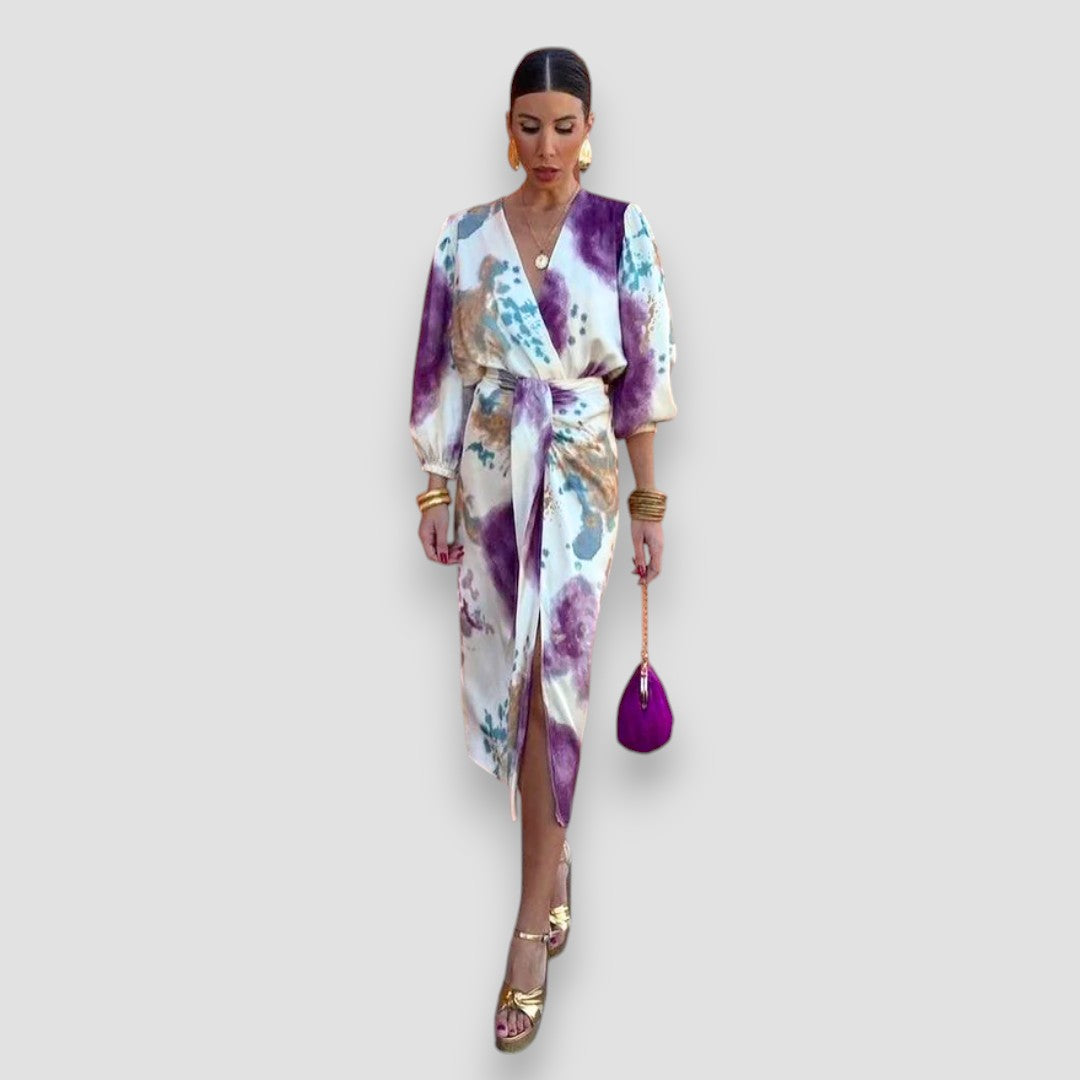 Larissa | Elegante jurk met V-hals