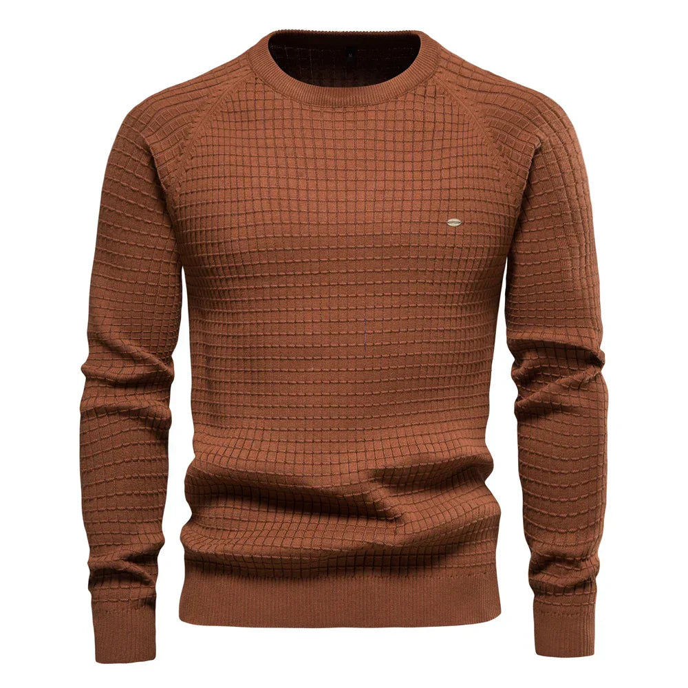 RAYMOND | Herentrui met ruitpatroon
