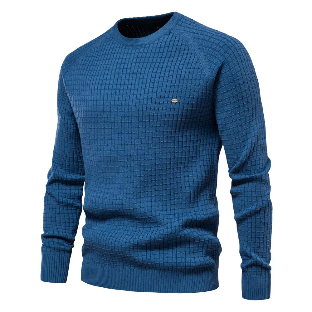 RAYMOND | Herentrui met ruitpatroon
