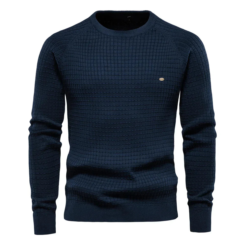 RAYMOND | Herentrui met ruitpatroon