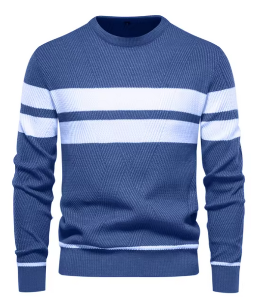 GERT | Elegante herenpullover met visgraatpatroon