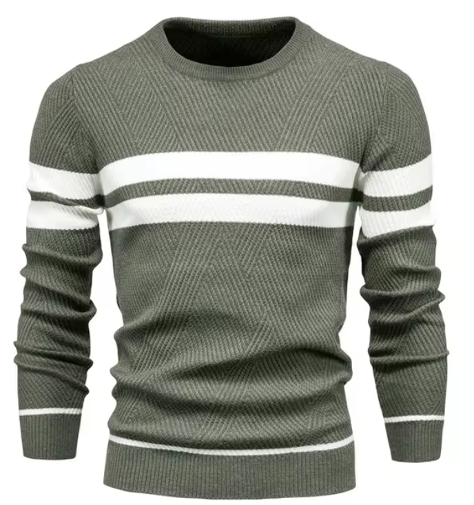 GERT | Elegante herenpullover met visgraatpatroon