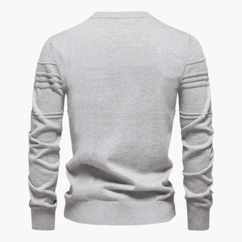 Henk | Elegante herenpullover met ruitdesign