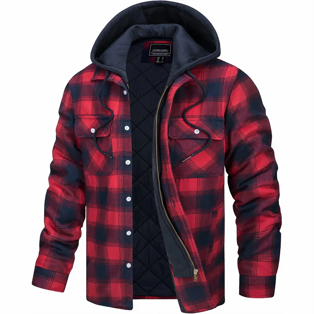 Julio | Plaid motief jas