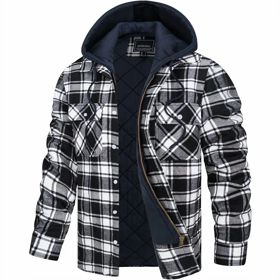 Julio | Plaid motief jas