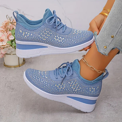 Vera – Orthopedische sneakers met sprankelende strass