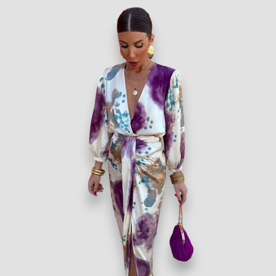 Larissa | Elegante jurk met V-hals