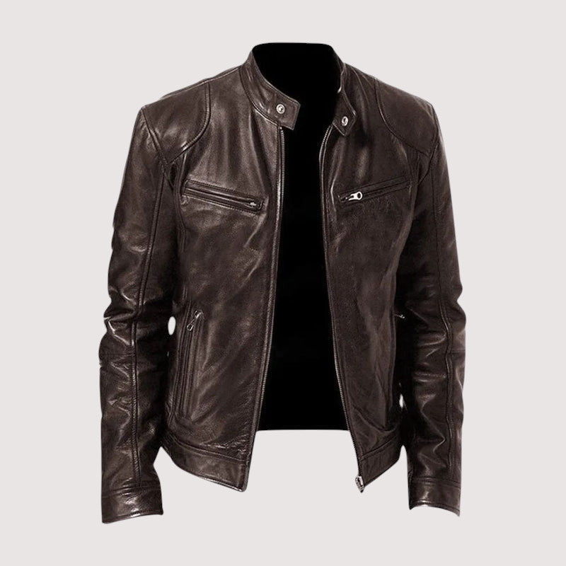 Jessie™ | Heren leren jas