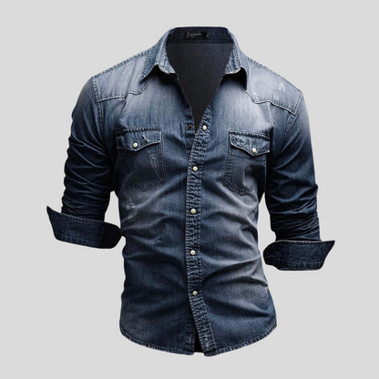 Jeroen™ | Moderne denimoverhemd