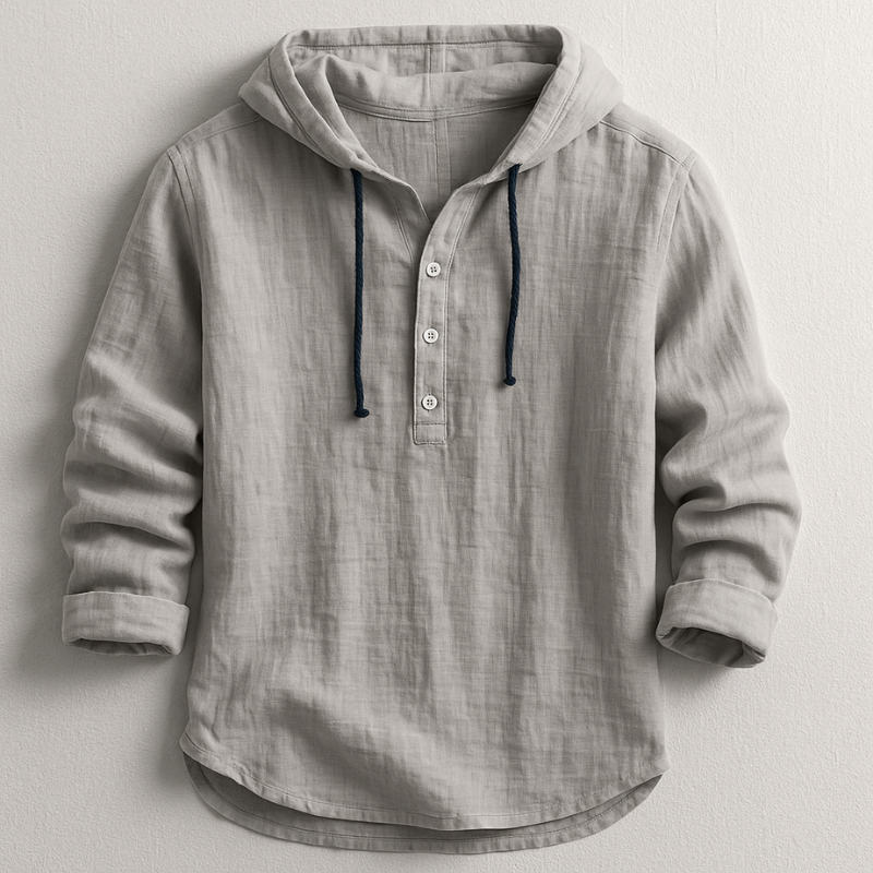 Mees Elegante Hoodie Shirt