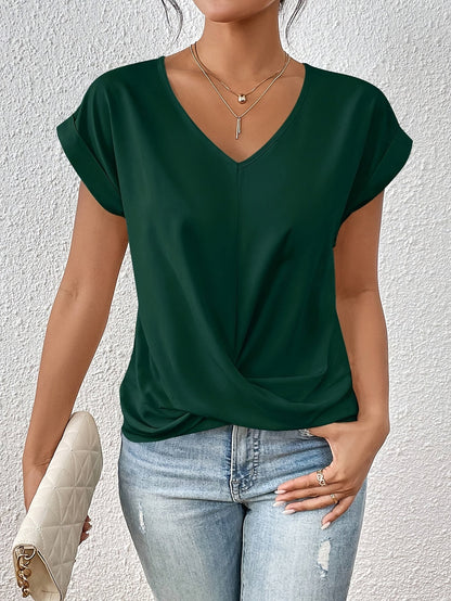 Ella™ | Casual T-Shirt met Zachte V-Hals
