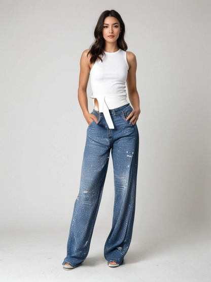 Leah™ Diamant-Broek
