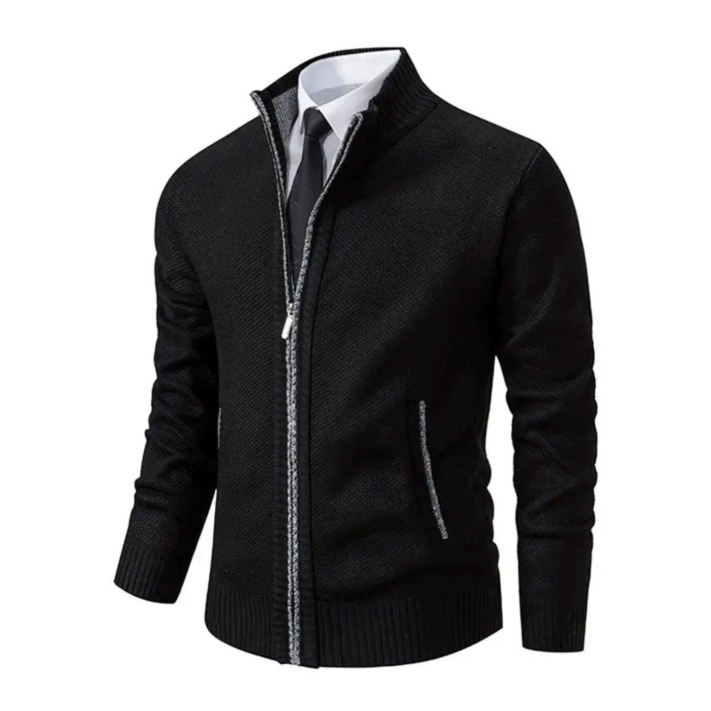Menno™ - Premium Smal Passform Strikket Cardigan