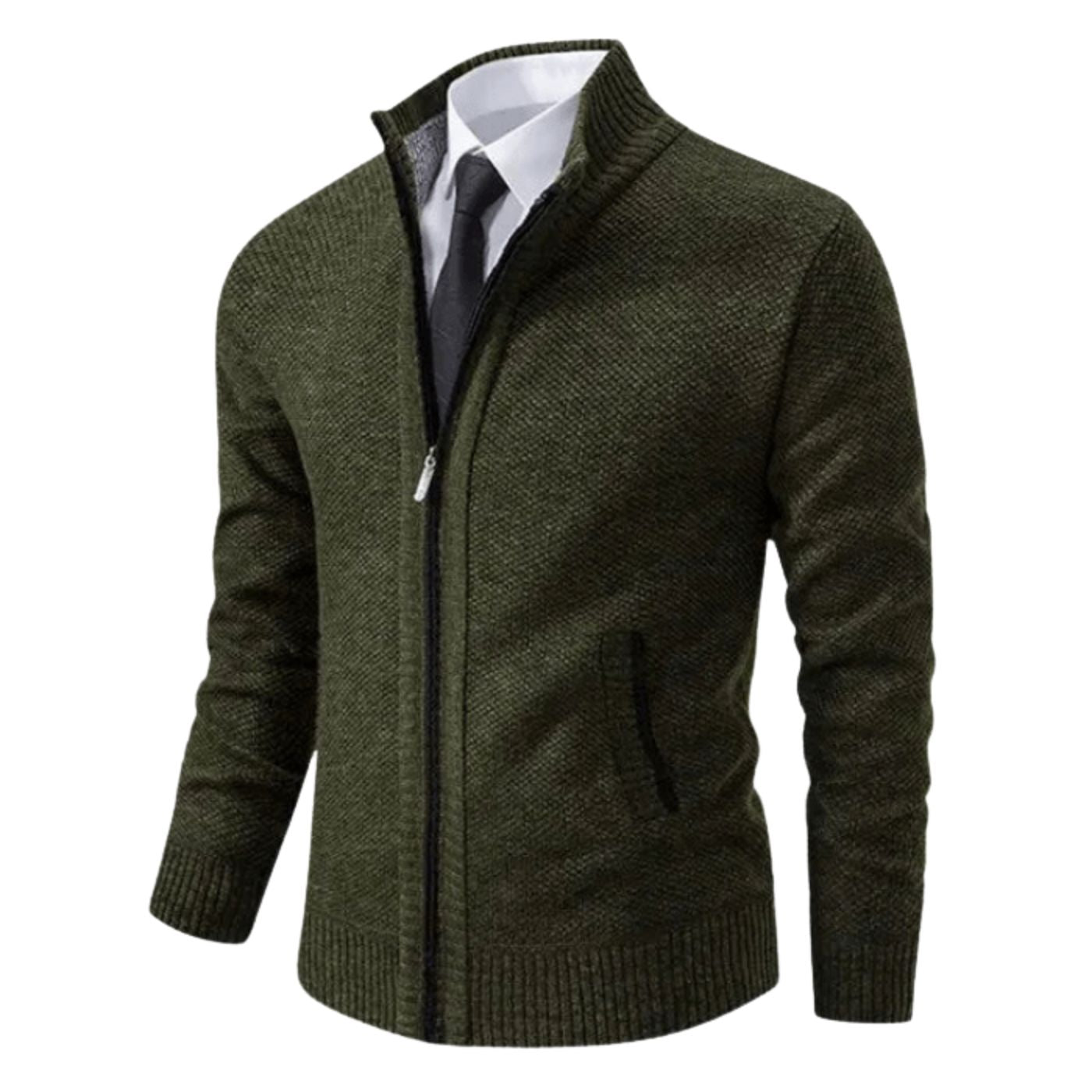 Menno™ - Premium Smal Passform Strikket Cardigan