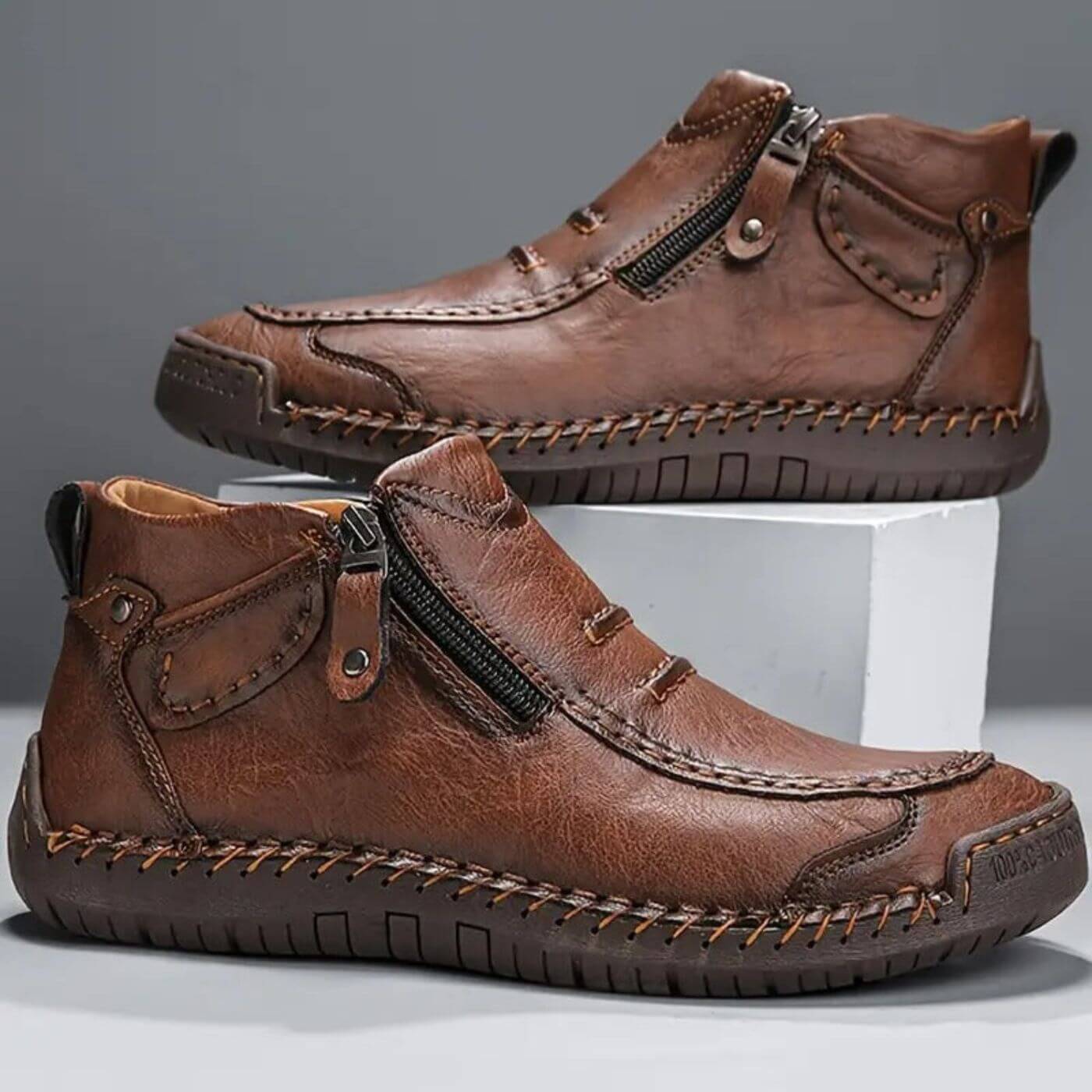 Dennis™ - Klassieke Orthopedische Leren Schoenen