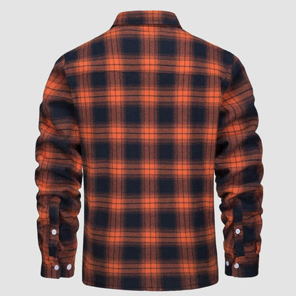 Elias™ - Winterwarme Geruite Jas met Voering