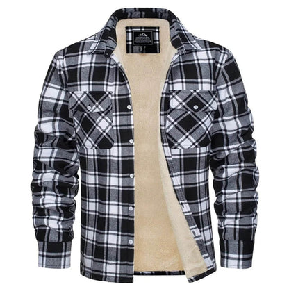 Elias™ - Winterwarme Geruite Jas met Voering