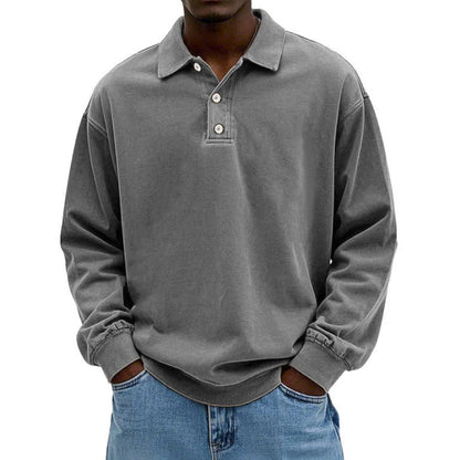 Lino | Heren Poloshirt met Lange Mouwen