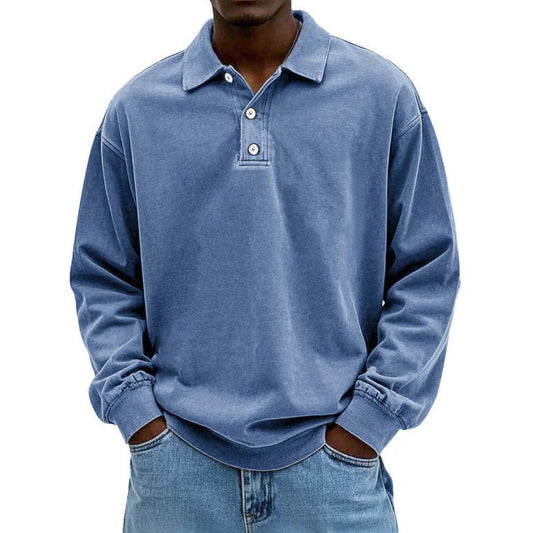 Lino | Heren Poloshirt met Lange Mouwen