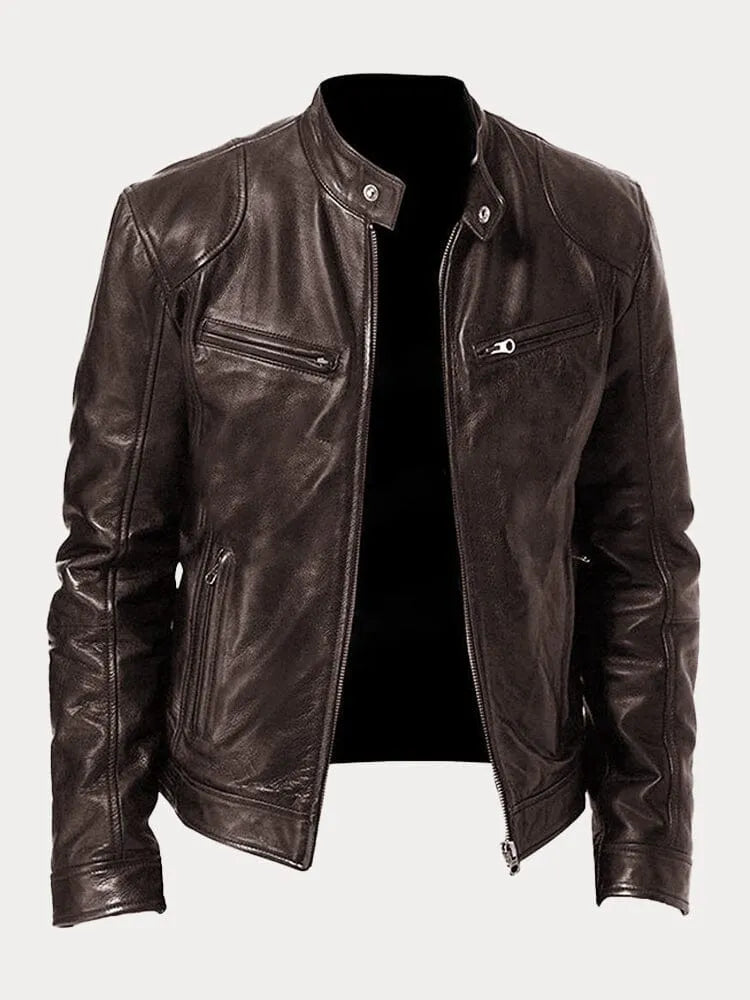 VIVISTORE - Casual Leren Jack