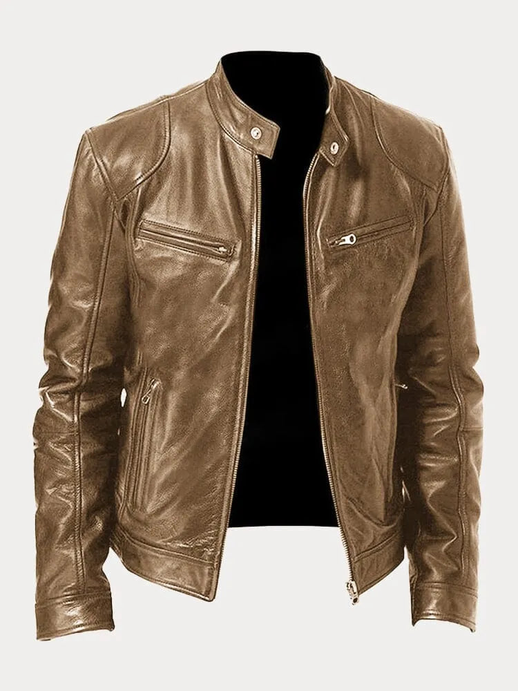 VIVISTORE - Casual Leren Jack