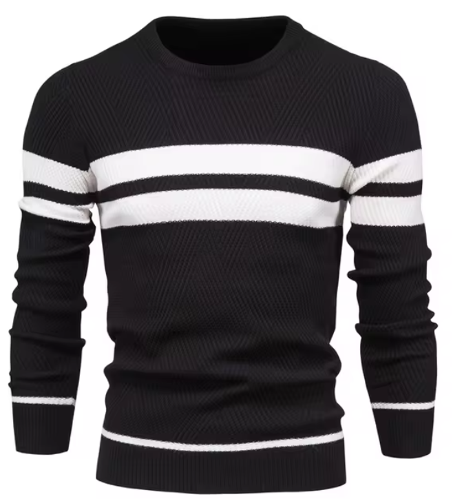 GERT | Elegante herenpullover met visgraatpatroon