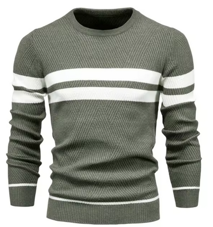 GERT | Elegante herenpullover met visgraatpatroon