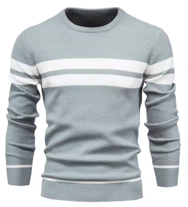 GERT | Elegante herenpullover met visgraatpatroon