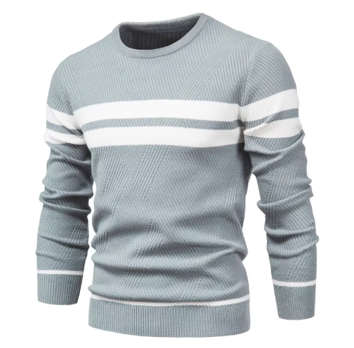 GERT | Elegante herenpullover met visgraatpatroon