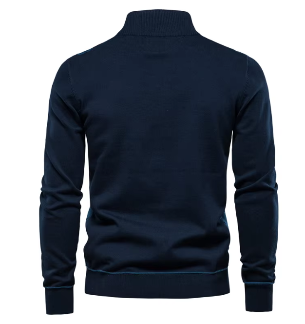 Joey | Heren Pullover met Halve Rits