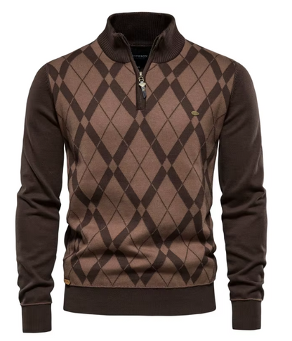 Joey | Heren Pullover met Halve Rits