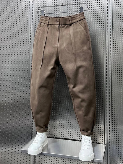 Luca - Elegante Gemêleerde Broek