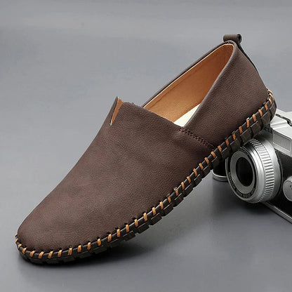 Theo | Santorini Leren Loafers