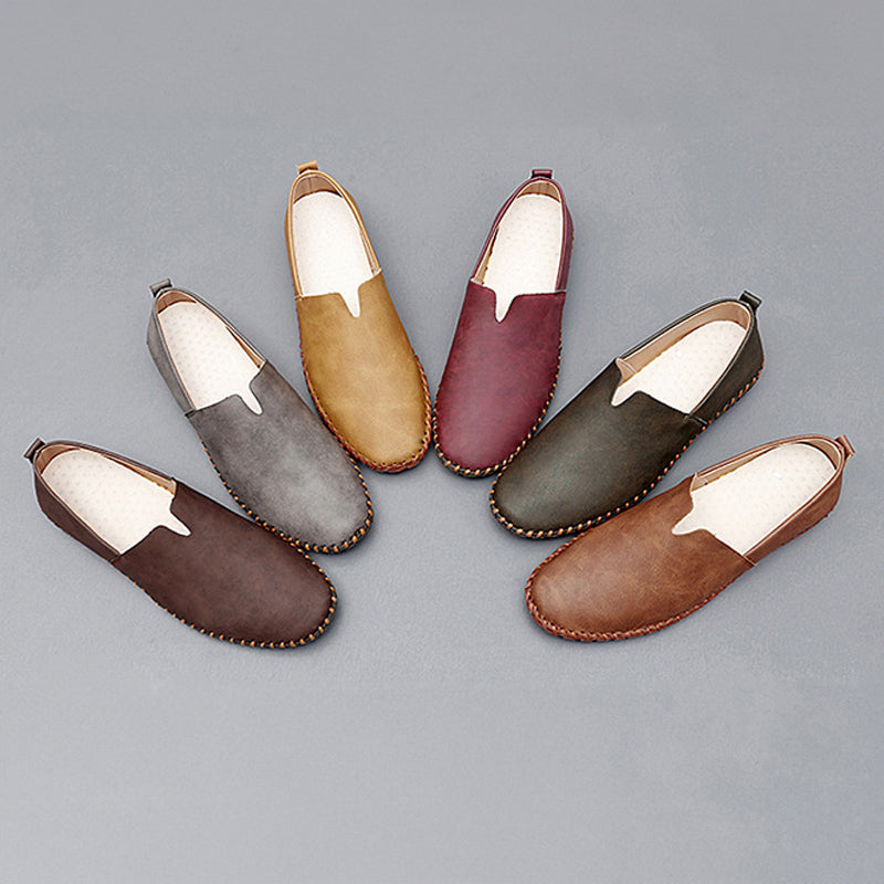 Theo | Santorini Leren Loafers