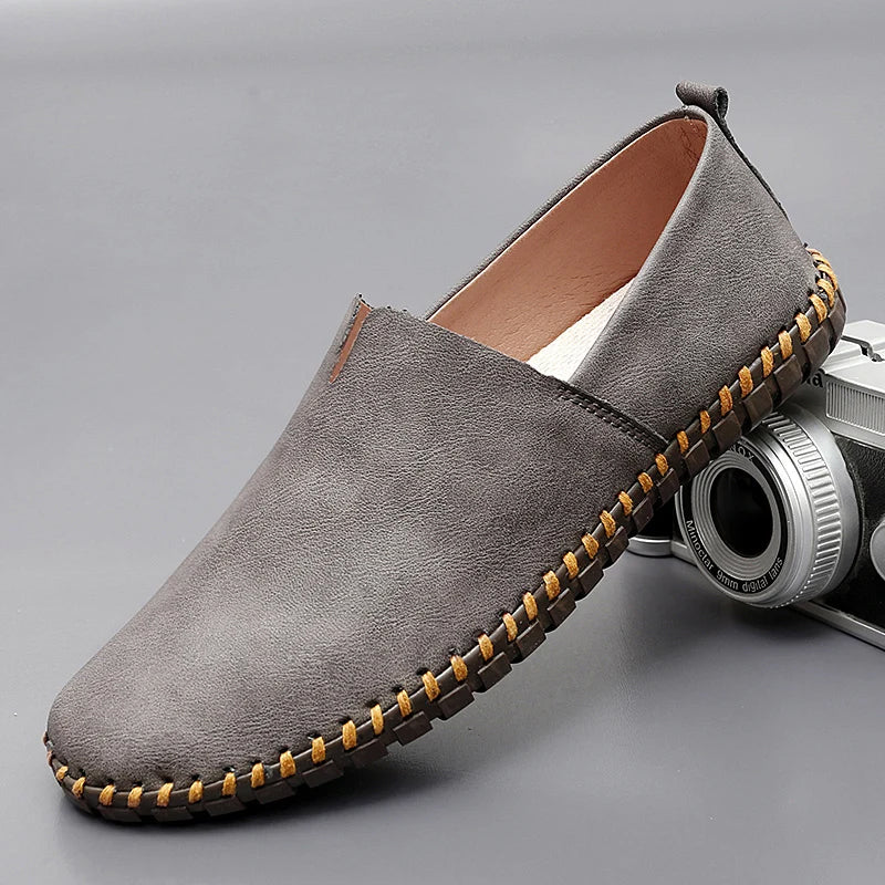 Theo | Santorini Leren Loafers