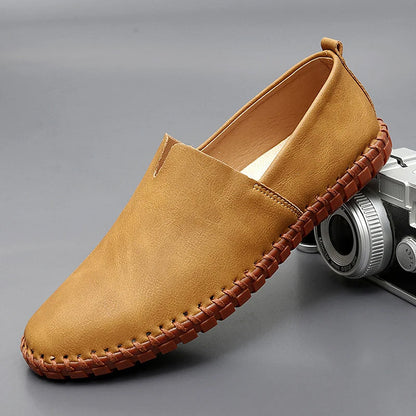 Theo | Santorini Leren Loafers