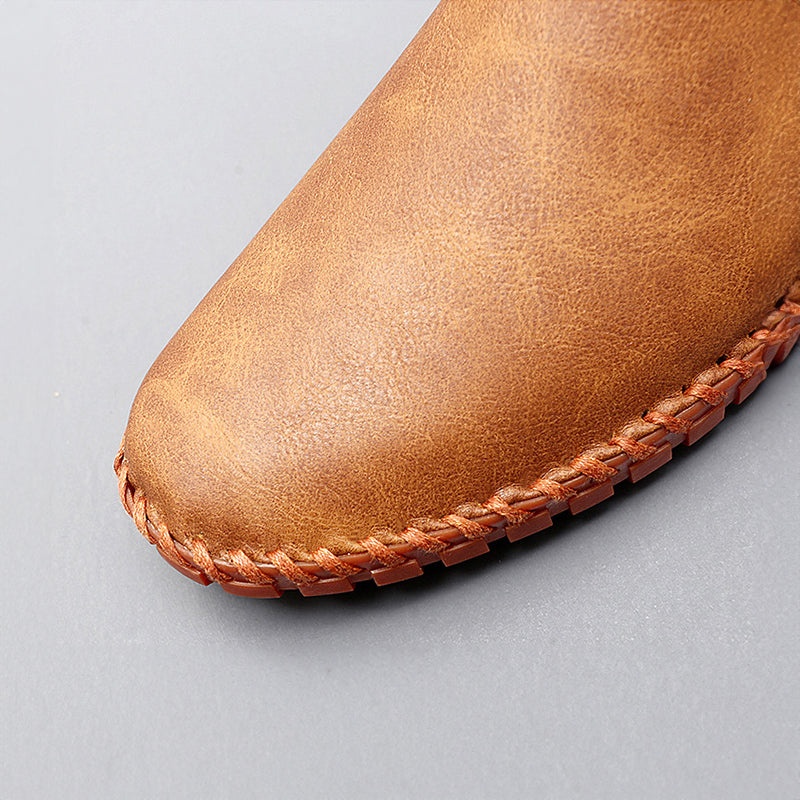 Theo | Santorini Leren Loafers