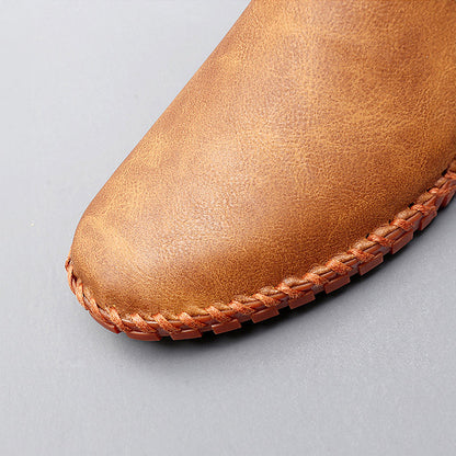 Theo | Santorini Leren Loafers