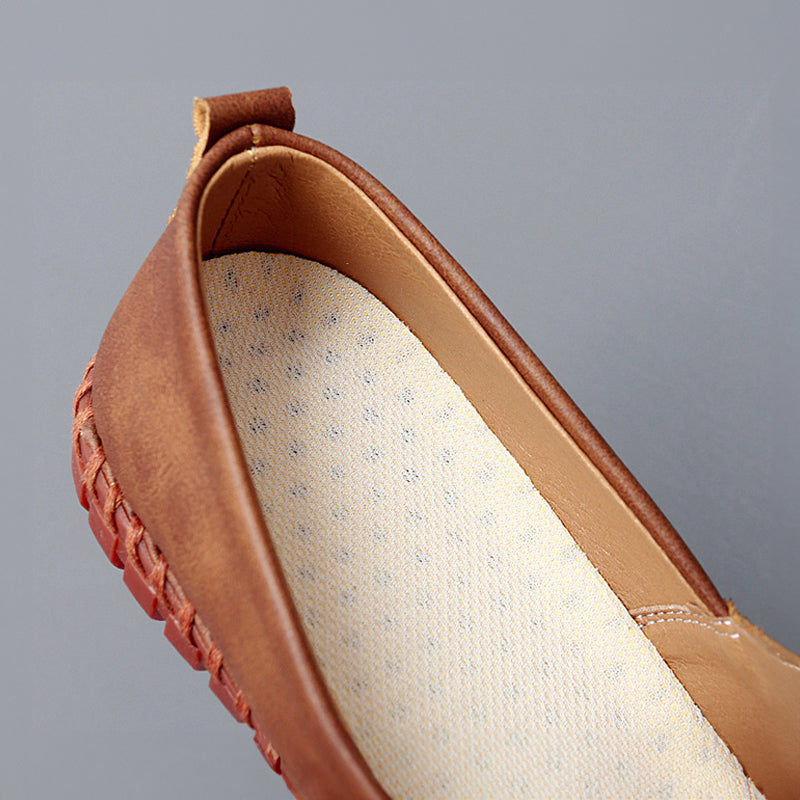Theo | Santorini Leren Loafers