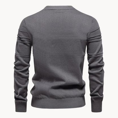 Henk | Elegante herenpullover met ruitdesign