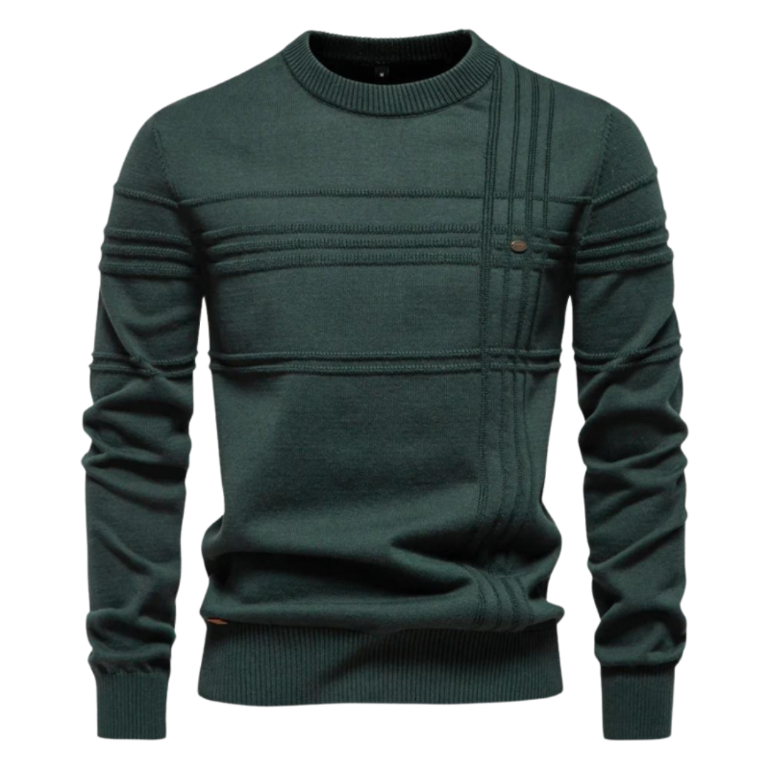 Henk | Elegante herenpullover met ruitdesign