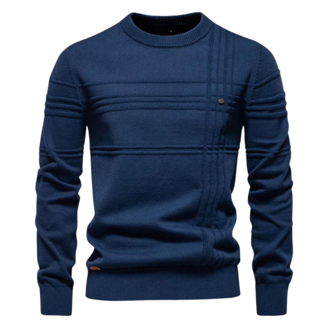 Henk | Elegante herenpullover met ruitdesign