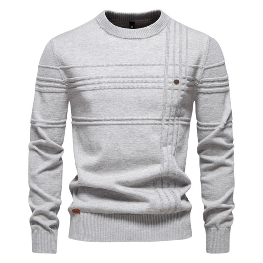 Henk | Elegante herenpullover met ruitdesign
