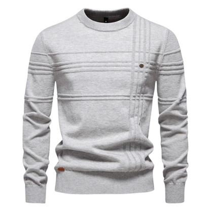 Henk | Elegante herenpullover met ruitdesign