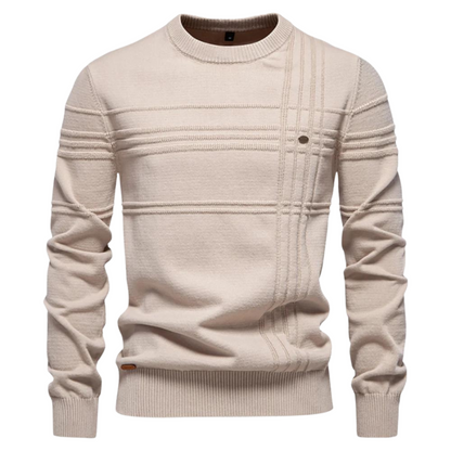 Henk | Elegante herenpullover met ruitdesign