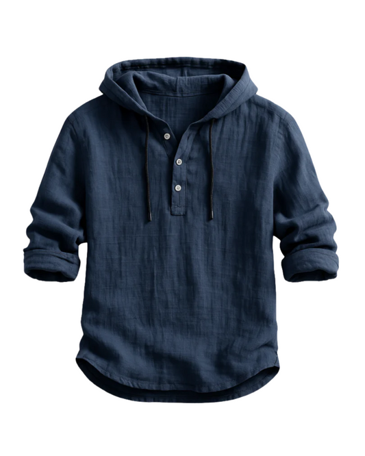 Mees Elegante Hoodie Shirt