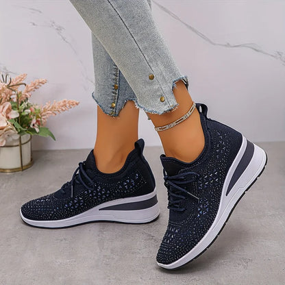 Vera – Orthopedische sneakers met sprankelende strass