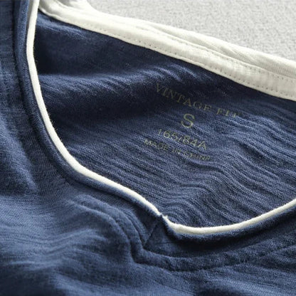 Jeroen™ | katoenen T-shirt met lange mouwen