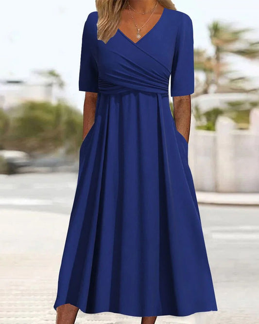 ANNE - ELEGANTE JURK MET BUIKBEDEKKING
