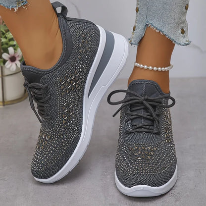 Vera – Orthopedische sneakers met sprankelende strass